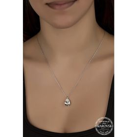 Swarovski Union Crystal Kadın Damla Gümüş Kolye