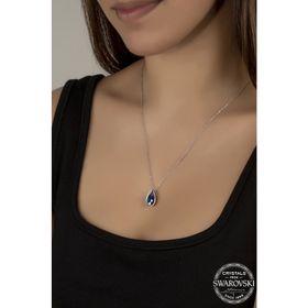 Swarovski Union Crystal Kadın Damla Gümüş Kolye