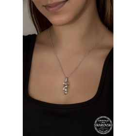 Swarovski Union Crystal Kadın Damla Gümüş Kolye