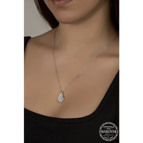Swarovski Union Crystal Kadın Damla Gümüş Kolye