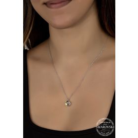 Swarovski Union Crystal Kadın Kalp Gümüş Kolye
