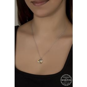 Swarovski Union Crystal Kadın Kalp Gümüş Kolye