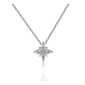 Swarovski Yıldız 925 Ayar Gümüş Kolye