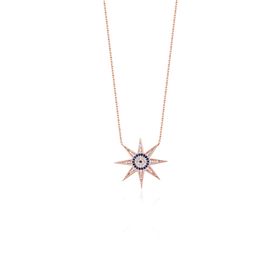 Swarovski Yıldız 925 Ayar Gümüş Kolye