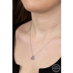 Swarovski Zirconia Baget 925 Ayar Gümüş Kolye