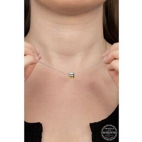 Swarovski Zirconia Baget 925 Ayar Gümüş Kolye