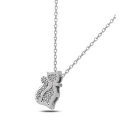 Swarovski Zirconia Taşlı 925 Ayar Gümüş Kolye