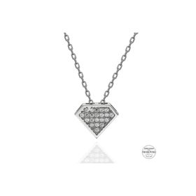 Swarovski Zirconia Taşlı 925 Ayar Gümüş Kolye