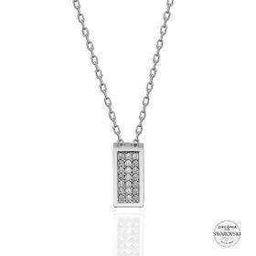 Swarovski Zirconia Taşlı 925 Ayar Gümüş Kolye