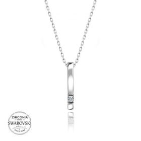 Swarovski Zirconia Taşlı 925 Ayar Gümüş Kolye