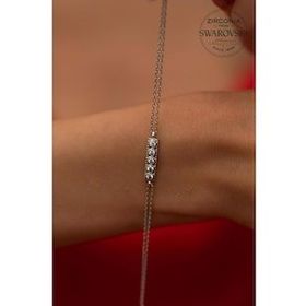 Swarovski Zirconia Taşlı Gümüş Kolye