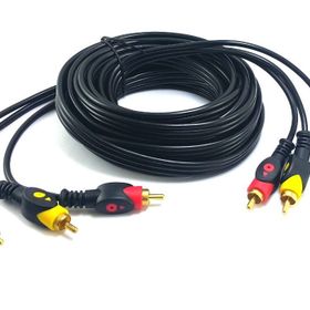 Swat 3RCA-3RCA 3 m Gold Görüntü ve Ses Kablosu