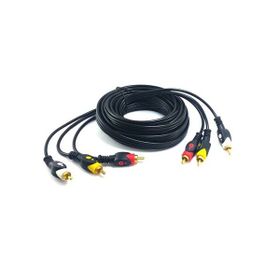 Swat 3RCA-3RCA 3 m Gold Görüntü ve Ses Kablosu