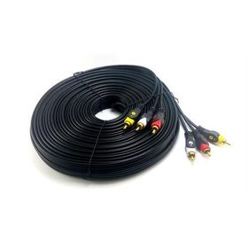 Swat FKT179 3RCA-3RCA 20 mt Gold Görüntü Ve Ses Kablosu