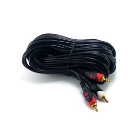 Swat FKT98 2RCA Gold 3,5 mm 5 Metre Stereo Kablo