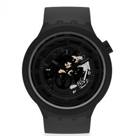 Swatch Big Bold Ceramic C-Black SB03B100 Kol Saati