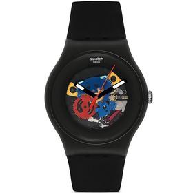 Swatch Black Lacquered Again SO29B107 Kol Saati