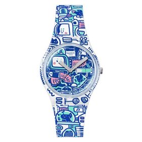 Swatch SO28Z702 Bao Ho B-Bot Unisex Kol Saati