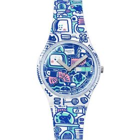 Swatch SO28Z702 Bao Ho B-Bot Unisex Kol Saati