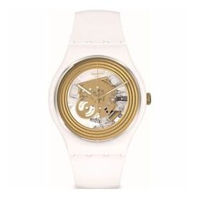 Swatch SO29W107 Golden Rings White Kol Saati