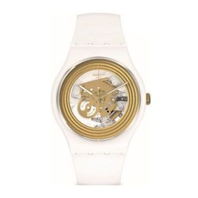 Swatch SO29W107 Golden Rings White Kol Saati