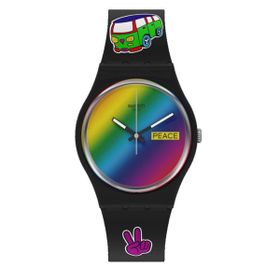 Swatch SO31B101 Go With the Bow Unisex Kol Saati