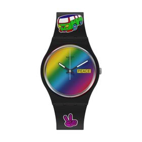Swatch SO31B101 Go With the Bow Unisex Kol Saati
