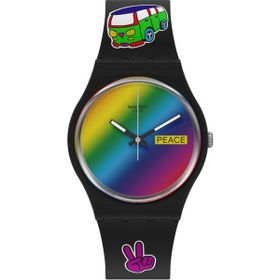 Swatch SO31B101 Go With the Bow Unisex Kol Saati