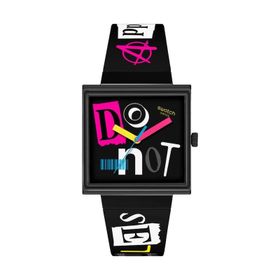 Swatch SO34B100 Pierced Edge Unisex Kol Saati