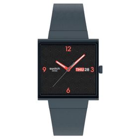 Swatch SO34M701 Squared Off Unisex Kol Saati
