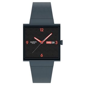Swatch SO34M701 Squared Off Unisex Kol Saati