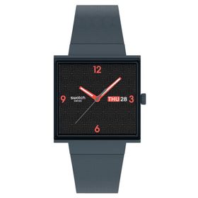 Swatch SO34M701 Squared Off Unisex Kol Saati