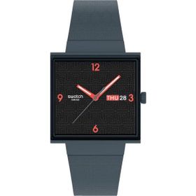 Swatch SO34M701 Squared Off Unisex Kol Saati