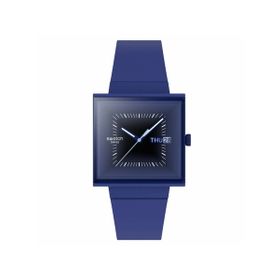 Swatch SO34N700 Squarely Blacklight Kol Saati