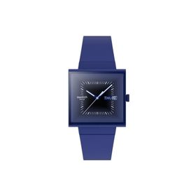 Swatch SO34N700 Squarely Blacklight Kol Saati