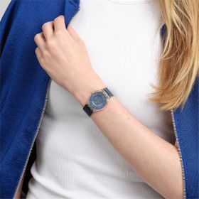 Swatch SS08K120M Lacivert Kadın Kol Saati