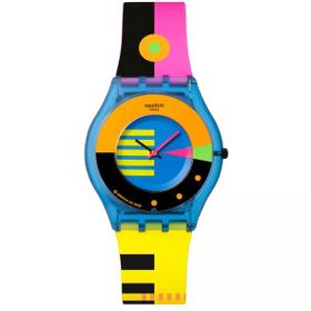 Swatch SS08S101 Neon Flumotions Kadın Kol Saati