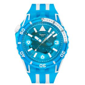 Swatch SSCU09S100 Scubaqua Blue Fire Erkek Kol Saati