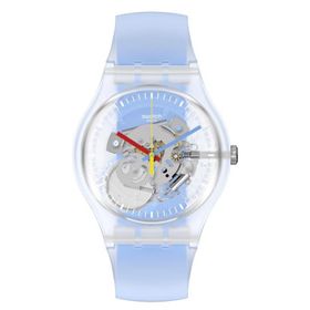 Swatch SUOK156 Clearly Blue Striped Unisex Kol Saati