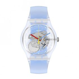 Swatch SUOK156 Clearly Blue Striped Unisex Kol Saati