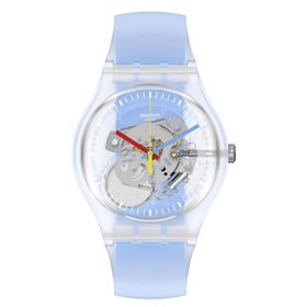 Swatch SUOK156 Clearly Blue Striped Unisex Kol Saati