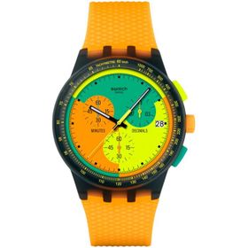 Swatch SUSB422 Neon Signal Flag Erkek Kol Saati