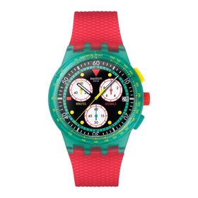 Swatch SUSG409 Neon Emerald Chrono Erkek Kol Saati