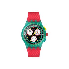 Swatch SUSG409 Neon Emerald Chrono Erkek Kol Saati