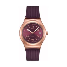 Swatch YIG401 Burgundy Story Unisex Kol Saati