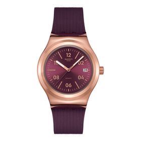 Swatch YIG401 Burgundy Story Unisex Kol Saati