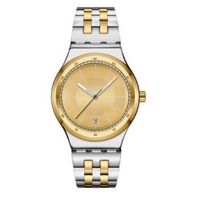 Swatch YIS437G Goldcloak Mechanism Erkek Kol Saati