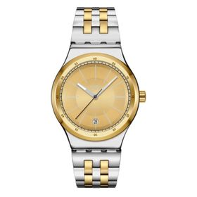 Swatch YIS437G Goldcloak Mechanism Erkek Kol Saati