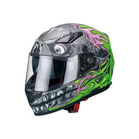 Sway 816 Mat Teeth Green Full Face Motosiklet Kaskı