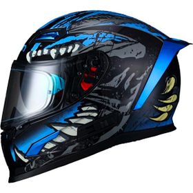 Sway 817 Blue Beast Full Face Mavi Motosiklet Kaskı